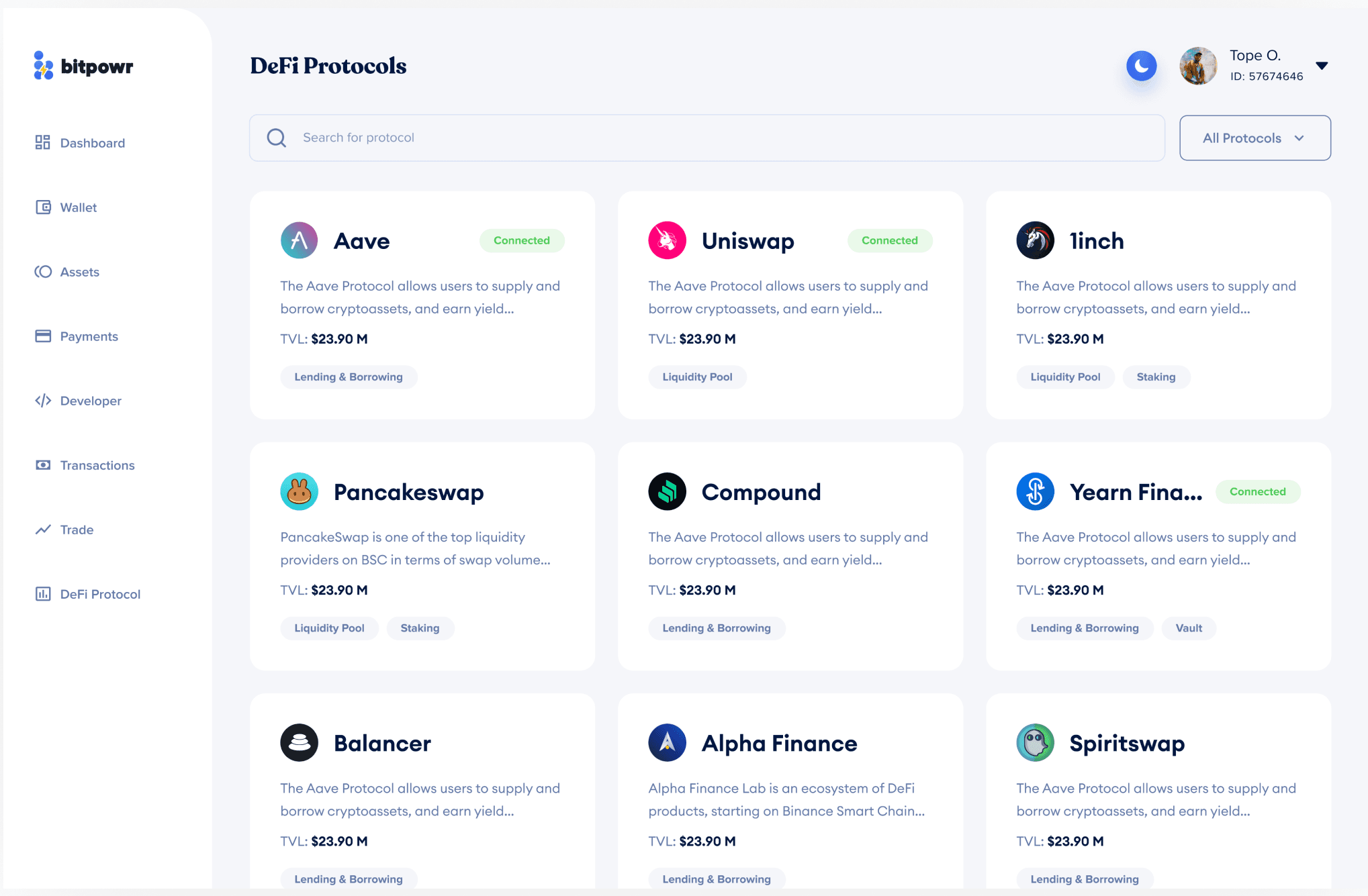 Defi Infrastructure