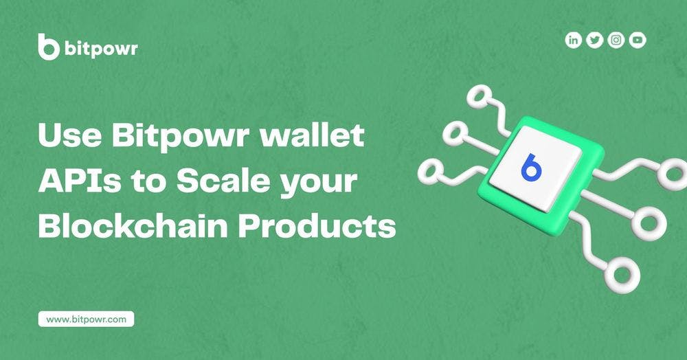 Use Bitpowr wallet APIs to Scale your Blockchain Products. 
